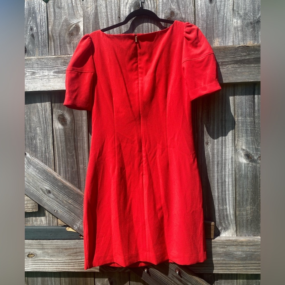 Trina Turk Red Midi Shift Dress - Picture 6 of 8